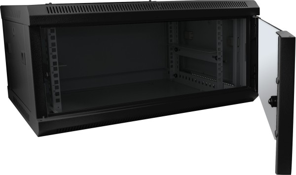 Rack 19" 4U, 45cm diepte, zwart